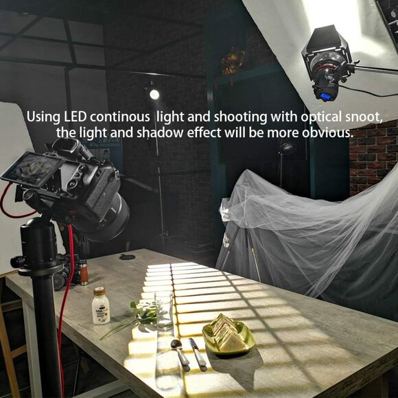 Wellmaking Bowens Mount Flash Snoot Conical Lens Video Artist Modelling Shape Li - Picture 8 of 10